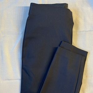 Blue high waist skinny ankle pants